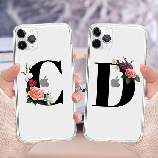 Funda de celular con alfabeto floral - Image 2
