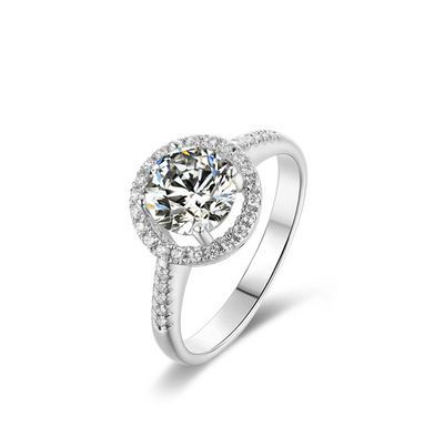 Anillo de Plata S925 Mosaingshi Retro Minimalista - Joyería de Plata Blanca - Image 3