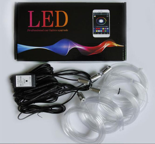 Iluminación LED RGB de Fibra Óptica 5 en 1