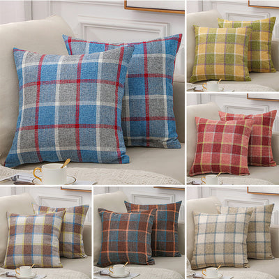 Almohada de Lino y Algodón para Sofá - Diseño Liso y Elegante - Image 2