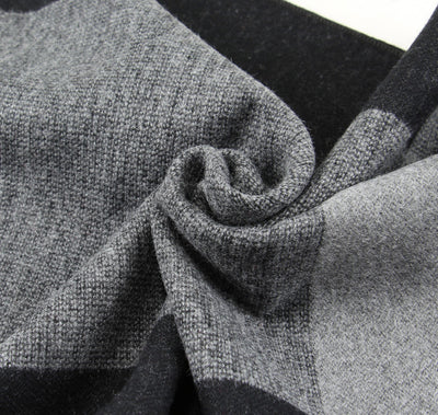 Bufanda Tejida para Hombre con Patrón Jacquard - Calidez y Estilo - Image 9