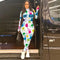 Jumpsuit Estampado con Textura Acanalada
