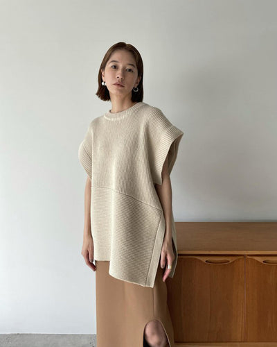Suéter Tejido de Diseño Irregular - Image 7