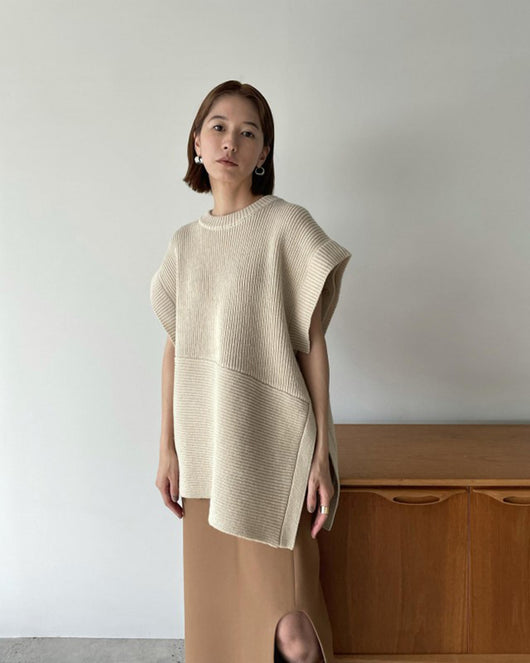 Suéter Tejido de Diseño Irregular - Image 7