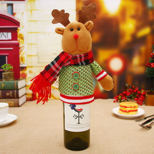 Calcetines Navideños para Botellas de Vino - Image 62