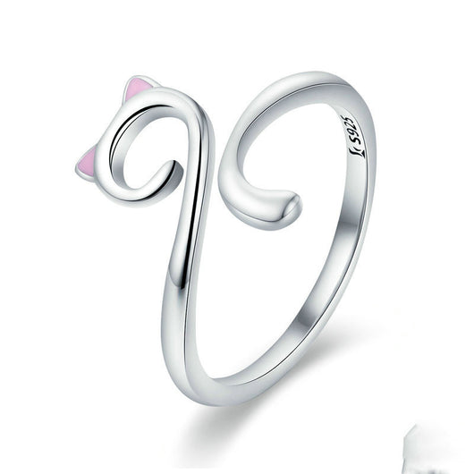 Anillo de Plata 925 Amor Felino - Image 5