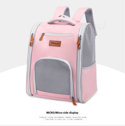 Mochila Transportadora Respirable para Mascotas - Plegable y Portátil - Image 28
