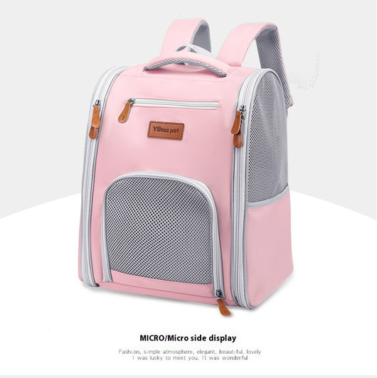 Mochila Transportadora Respirable para Mascotas - Plegable y Portátil - Image 28