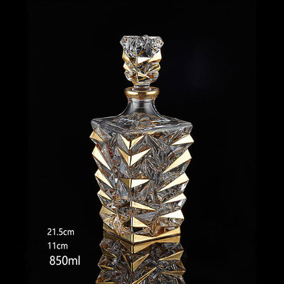 Juego de 2 Copas de Whiskey en Cristal Dorado - Image 10