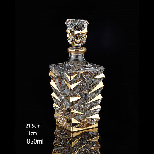 Juego de 2 Copas de Whiskey en Cristal Dorado - Image 10