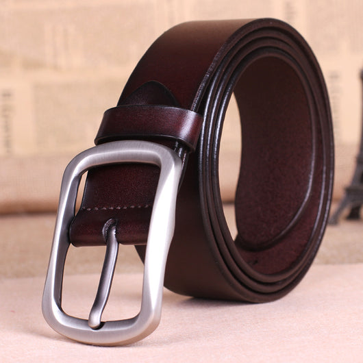 Cinturón de Cuero para Hombre - Hebilla Elegante Todo Uso - Image 5