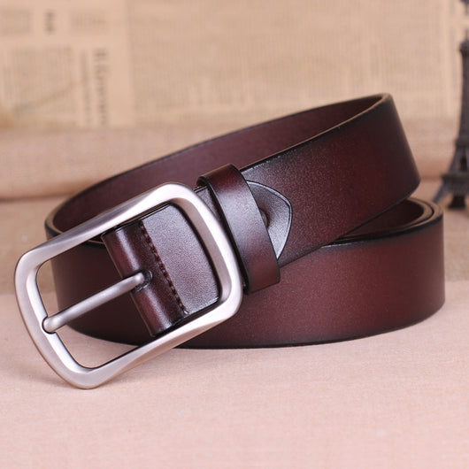 Cinturón de Cuero para Hombre - Hebilla Elegante Todo Uso - Image 3