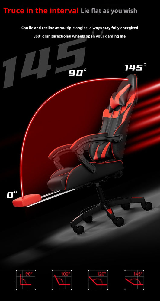 Silla Gamer Reclinable con Masaje para Oficina en Casa - Image 10
