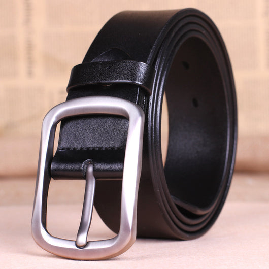 Cinturón de Cuero para Hombre - Hebilla Elegante Todo Uso - Image 4