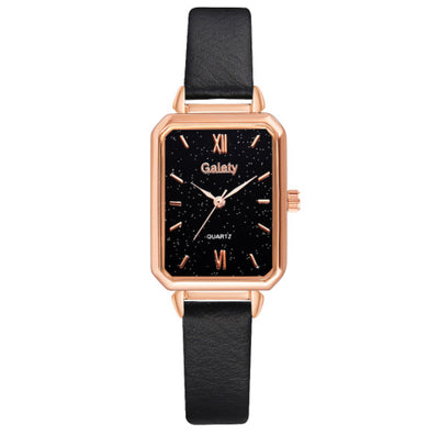 Reloj Cuadrado para Mujer Verde Malaquita con Temperamento Retro - Image 12