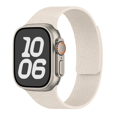 Correa Magnética para iWatch S10 Patrón Litchi Silicona Suave - Image 5