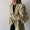 Blazer a Cuadros Corte Relajado