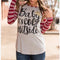 Camiseta Niña Manga Larga Estampado Copo de Nieve y Rayas - Moda Europea