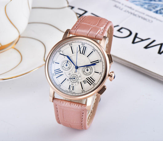 Reloj Empresarial de Precisión con Segundero de 6 Posiciones