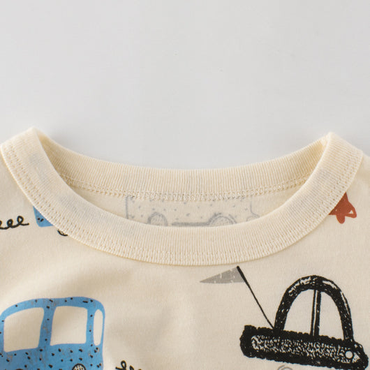 Camiseta Infantil de Manga Corta Estilo Coreano - Image 4