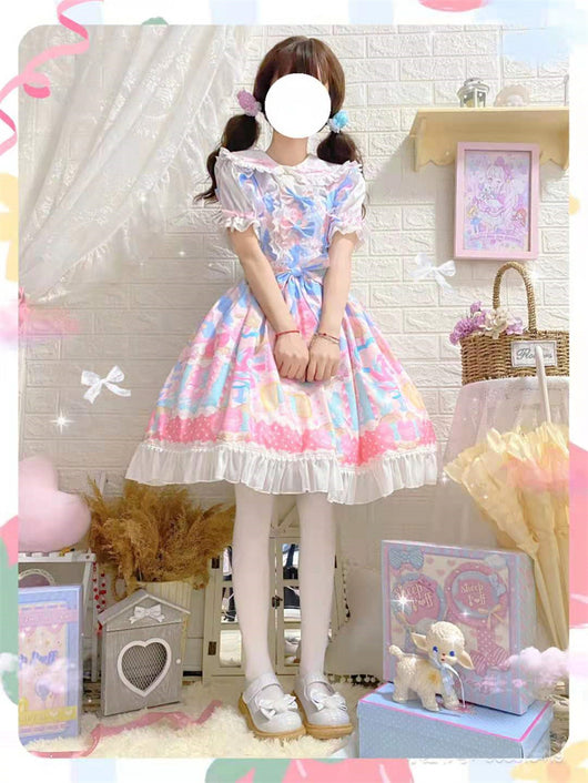 Vestido JSK Lolita Kawaii con Tirantes - Diseño Casa de Dulces para Verano - Image 10