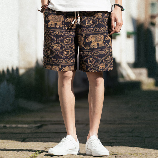Pantalones Casuales Talla Grande para Hombre con Cierre de Cordones y Corte Recto