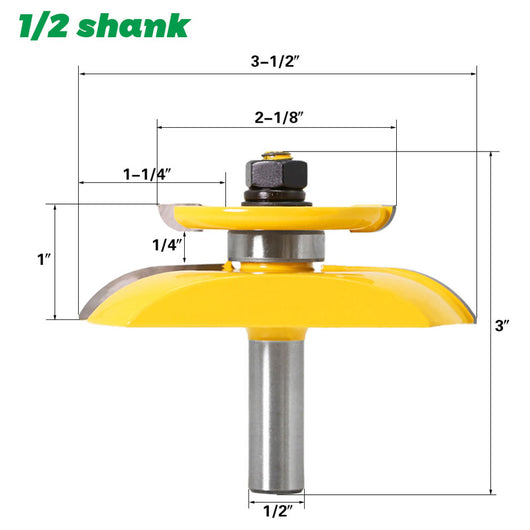 Cuchilla para Puertas de Gabinete 12mm con Bisel Doble Cara R - Image 9