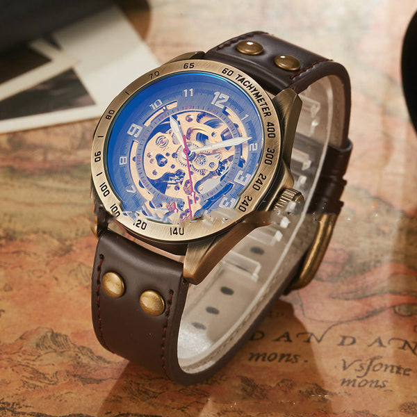 Reloj Mecánico Automático Esqueleto de Precisión