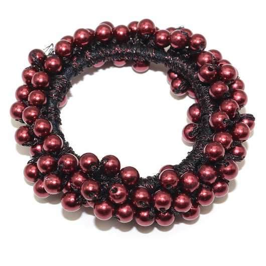 Coleta para el Cabello de Ganchillo Hecha a Mano con Perla - Image 10