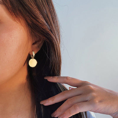 Aretes de Plata Esterlina para Mujer - Lujo Minimalista y Elegancia Moderna - Image 5