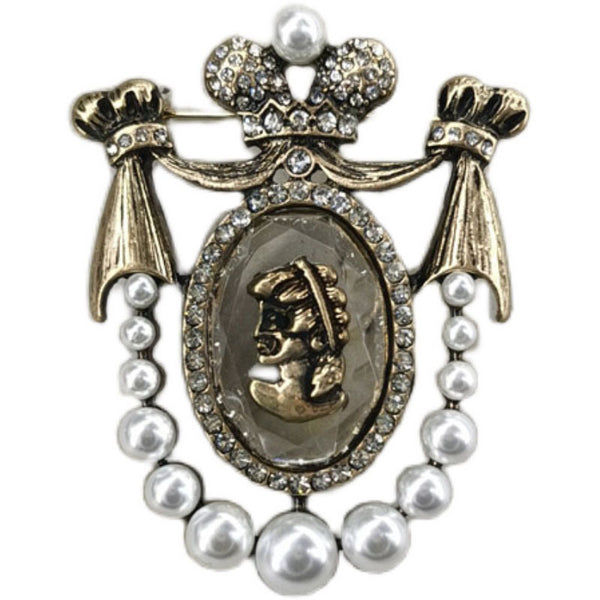 Broche Perla Barroco Vintage - Nostalgia Elegante