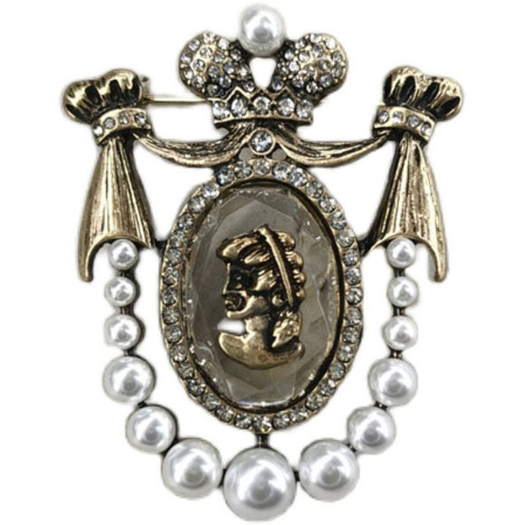 Broche Perla Barroco Vintage - Nostalgia Elegante