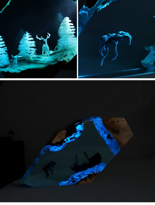 Lámpara Nocturna Decorativa Pulpo Naufragio - Arte de Escritorio - Image 14