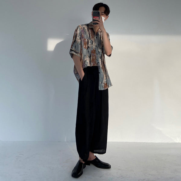 Camisa Suelta de Manga Tres Cuartos Estilo Coreano