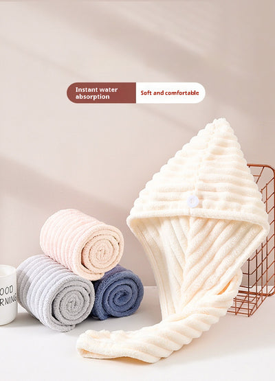Toalla Turbante Absorbente Velvet para Secado Rápido de Cabello - Image 25