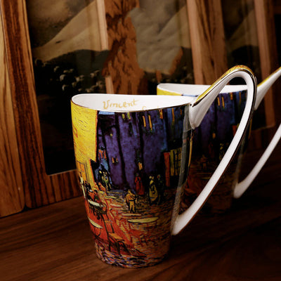 Taza Retro Europea de Gran Capacidad para Parejas - Image 19