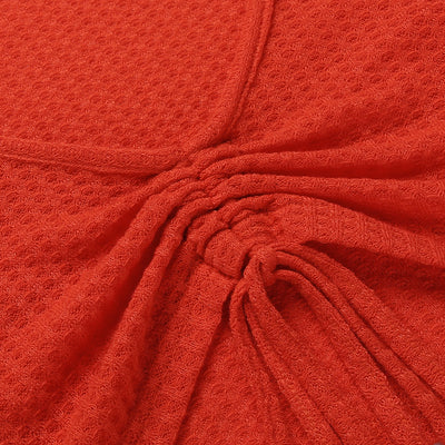 Traje Falda Ajustado con Cordón y Escote en V - Image 11