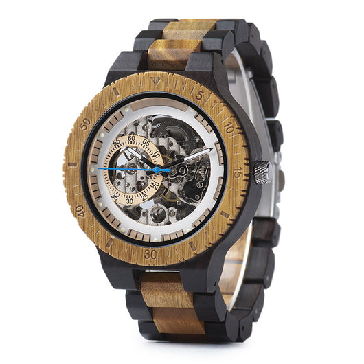 Reloj Mecánico de Madera Infected Gris con Correa Ajustable - Image 7