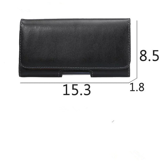 Funda de Cuero Genuino para Teléfono Móvil