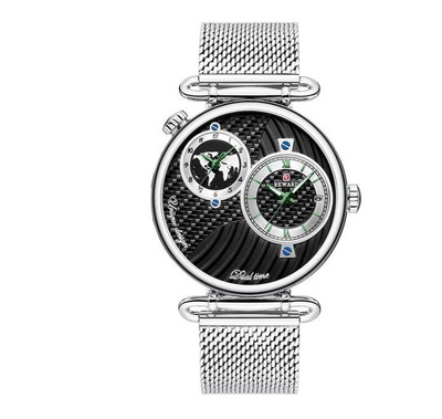 Reloj de Acero Inoxidable para Hombre con Malla Resistente al Agua - Image 4
