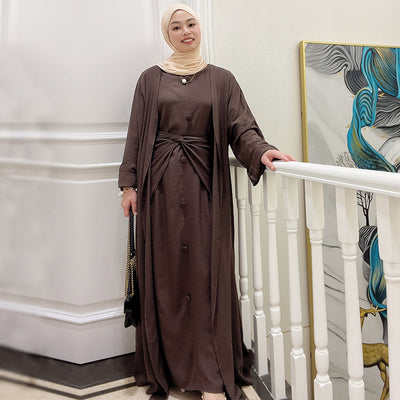 Traje de Tres Piezas Elegante Minimalista para Mujer - Image 10