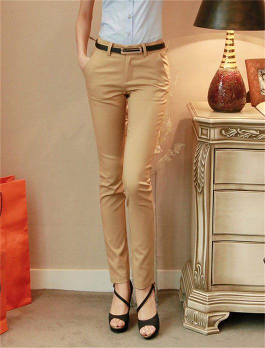 Pantalones de Oficina Talla Grande para Mujer - Corte Lápiz Formal - Image 5