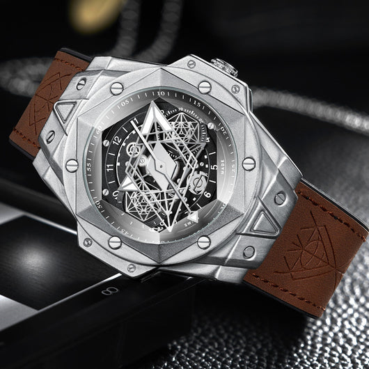 Reloj de Cuarzo para Hombre con Banda de Silicona Resistente al Agua - Image 3