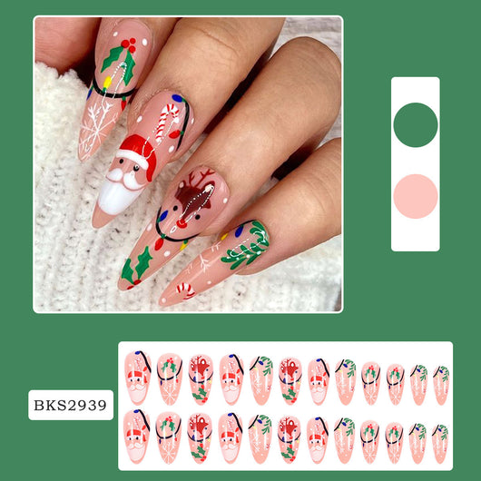 Uñas Decorativas Copo de Nieve - Diseño Navideño SMD - Image 16