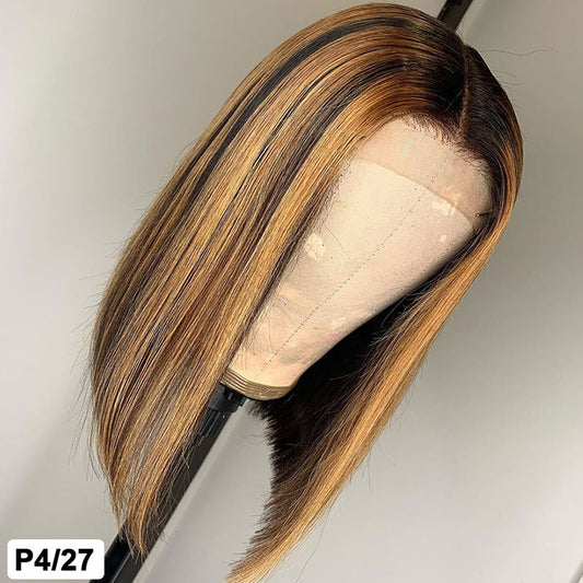 Peluca Bob T Shape con Cabello Natural Color Piano - Image 2