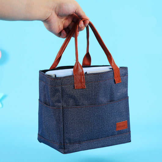 Bolsa Térmica Estilo Japonés para Lonchera Bento Portátil - Image 4