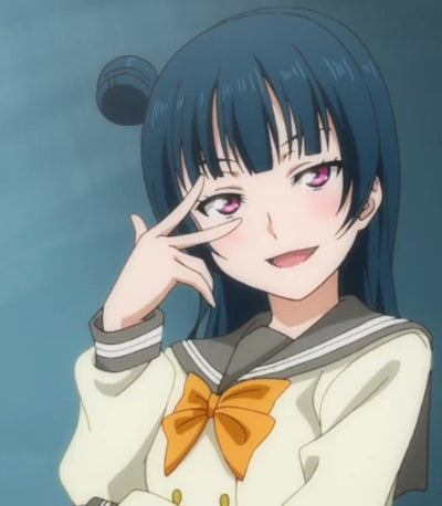 Peluca Cosplay Tsushima Yoshiko - Estilo Anime Premium - Image 4
