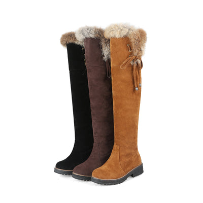 Botas Altas de Gamuza para Mujer Tallas Grandes 40-44 Otoño Invierno - Image 20