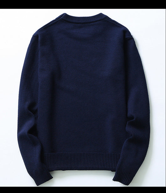 Suéter Casual de Cuello Redondo y Manga Larga para Hombre - Image 10