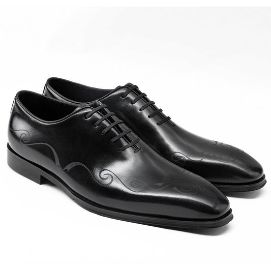Zapatos Formales de Cuero Genuino para Hombre - Primera Capa Premium